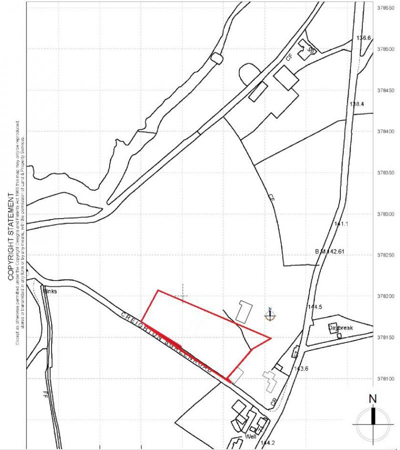 Residential Building Site At Creightons Green Road