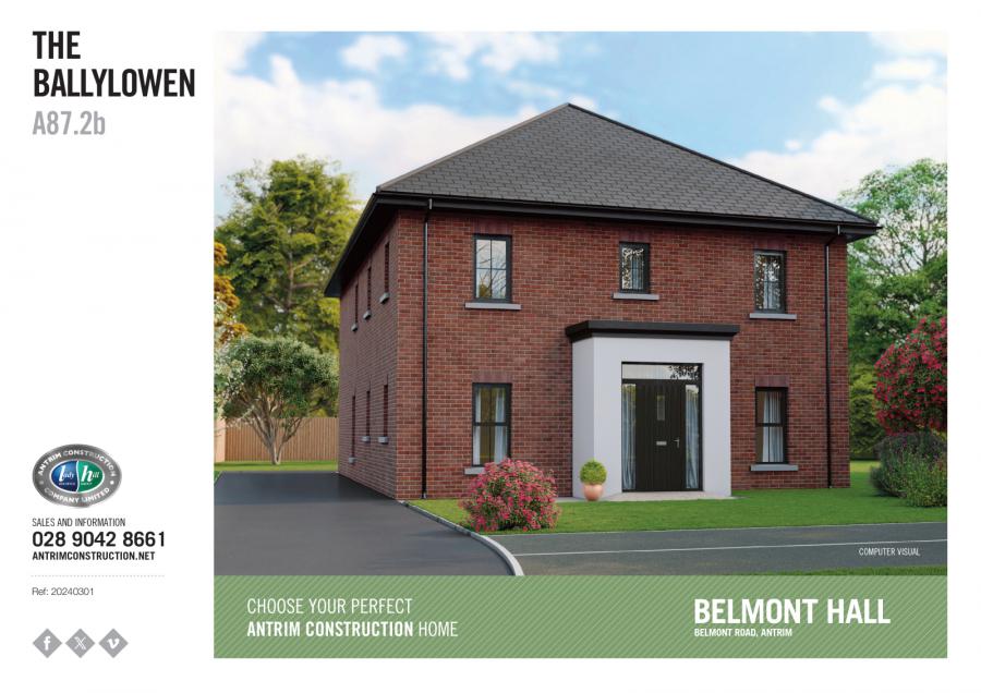 Site 152 The Ballylowen A87.2B, Belmont Hall, Belmont Road, Antirm, BT41