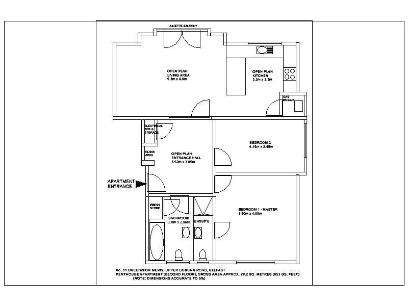 Apartment 11, 2 Greenwich Mews