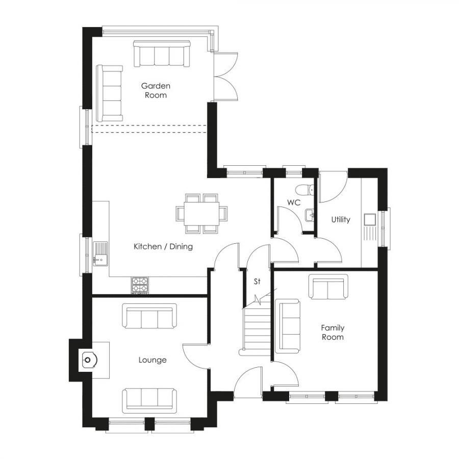 Site 170 The Lindsay, Edenbrook Grove