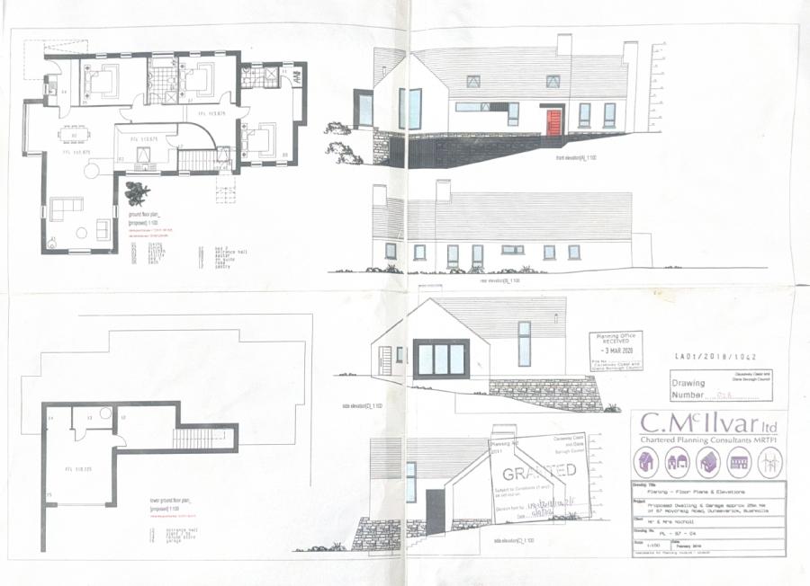 Building Site 25M Nw Of 67 Moycraig Road