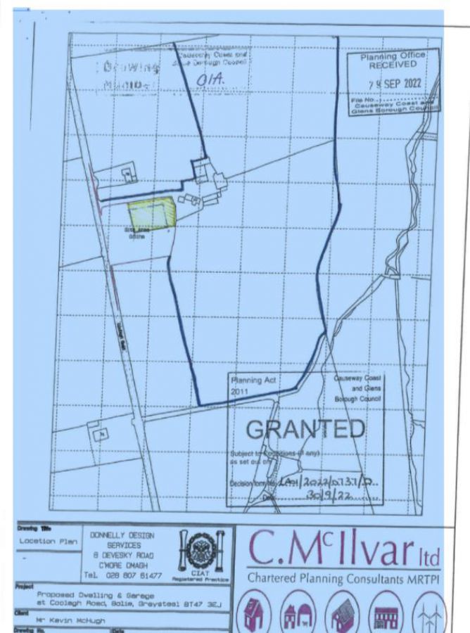 Two Sites 50m SW of, 78 Coolagh Road