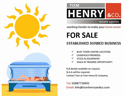 Sunbed Business,northern ireland, BT71 6AB