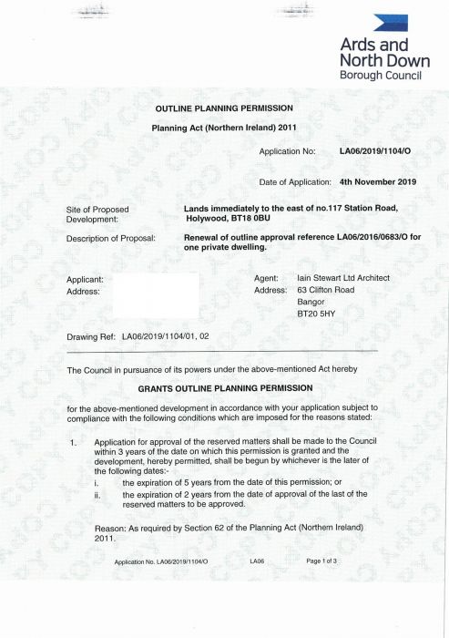 Exceptional Seafront Building Site, 117A Station Road