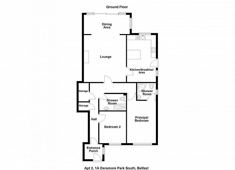 Apartment 2 Deramore Manor, 1A Deramore Park South