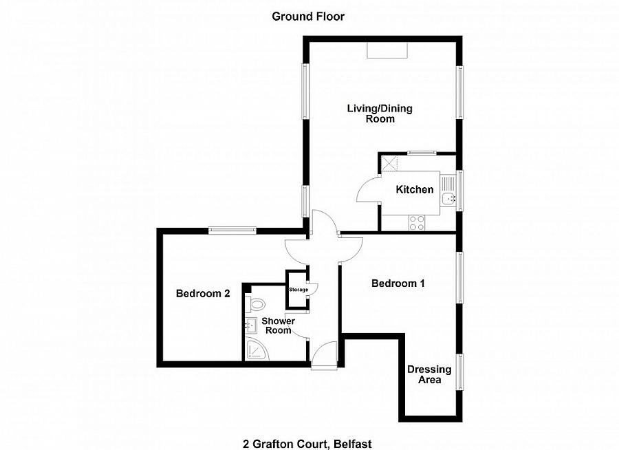 Apartment 2 Grafton Court, 85 Kings Road
