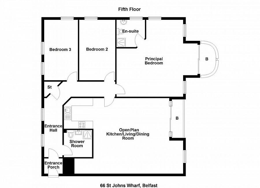 66 St Johns Wharf, 1-3 Laganbank Road