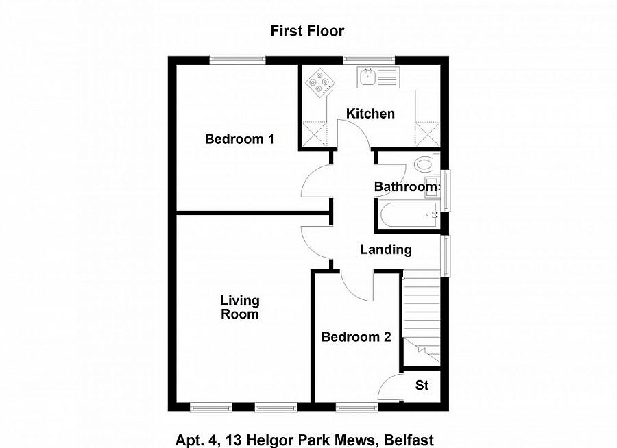 Apt 4 13 Helgor Park Mews