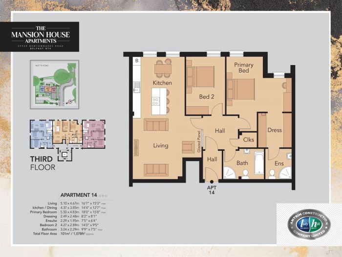 The Mansion House Apartments, Apt 14 One Lacefield
