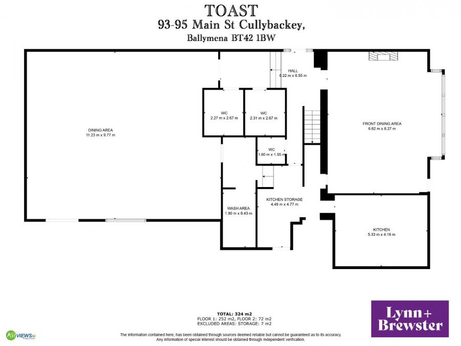 Toast, 93-95 Main Street