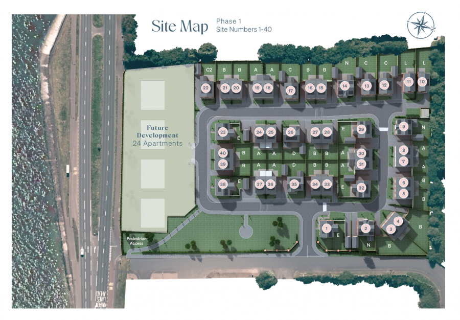 Site 1, Type E, Flaxall View