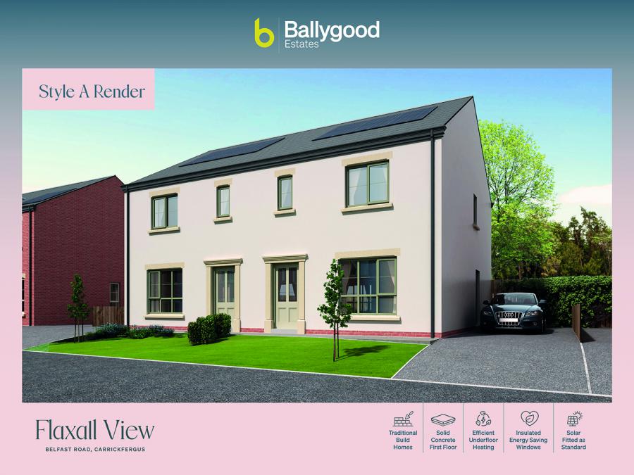 Site 18, Type A, Flaxall View, Belfast Road, Carrickfergus