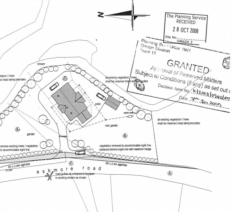 100M North Of 46 Eshmore Road