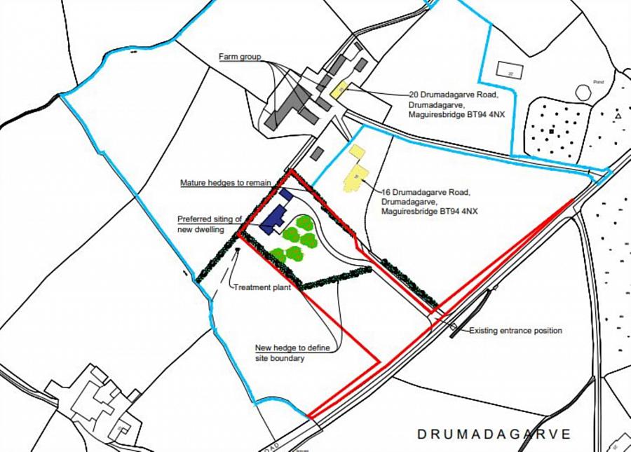 Circa 0.8 Acre Building Site Drumadagarve Road