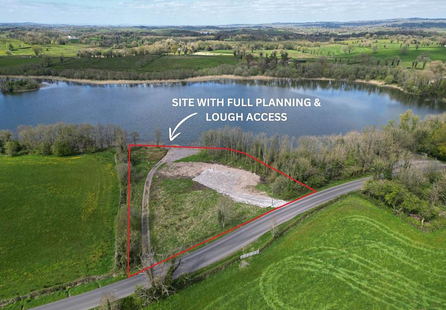 Building Site With Full Planning At Lough Barry, Innishmore Road, Lisbellaw, BT94 5NH