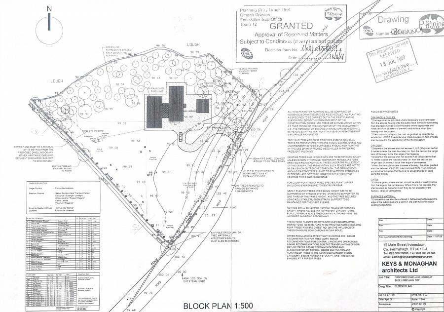 Building Site With Full Planning At Lough Barry