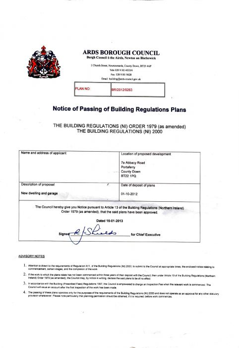 Building Site At , 7A Abbacy Road