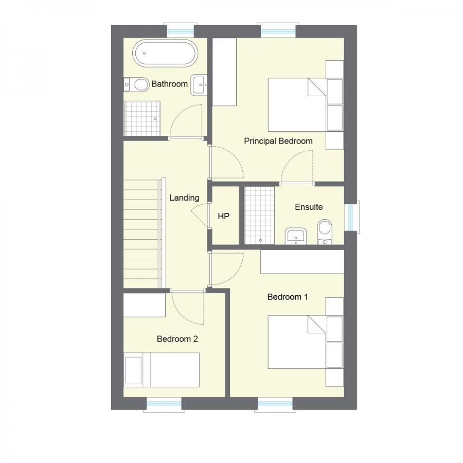 Site 54, House Type L, Mount Pleasant