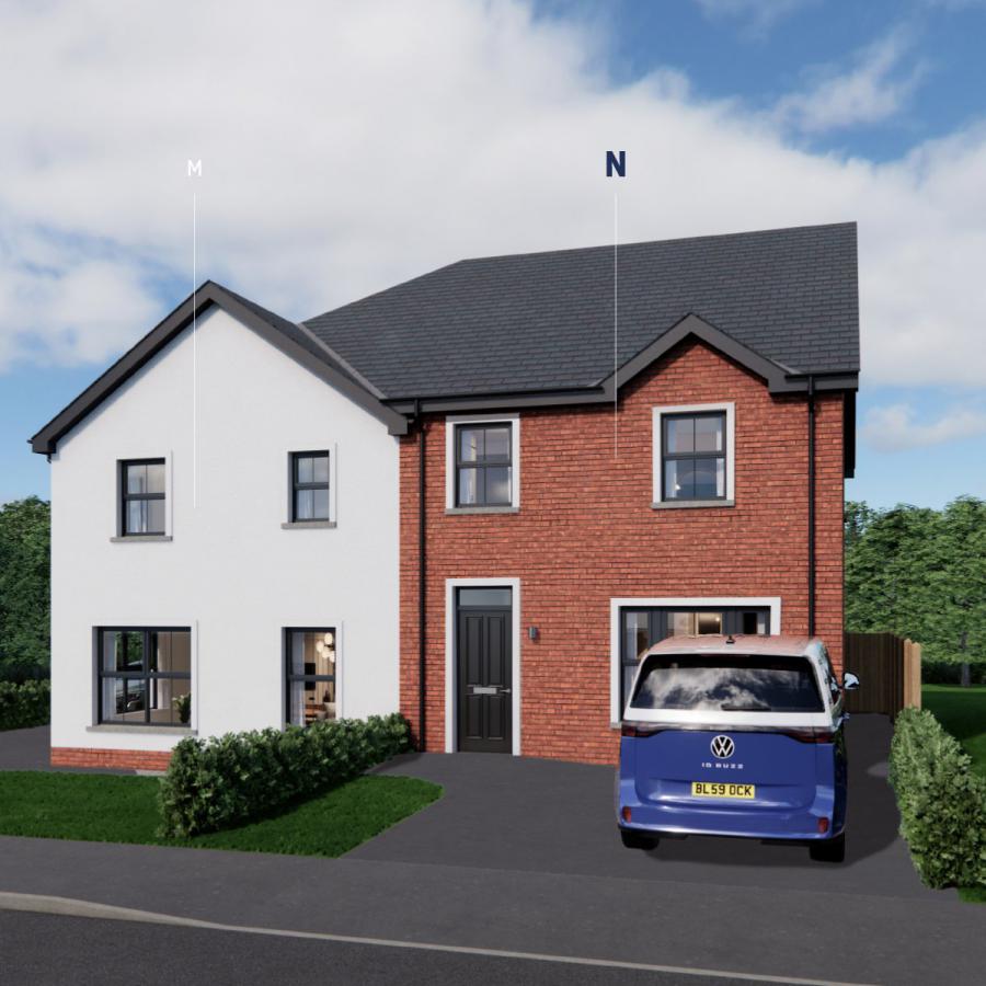 Site 55, House Type N, Mount Pleasant, Old Belfast Road, Newtownards, BT23