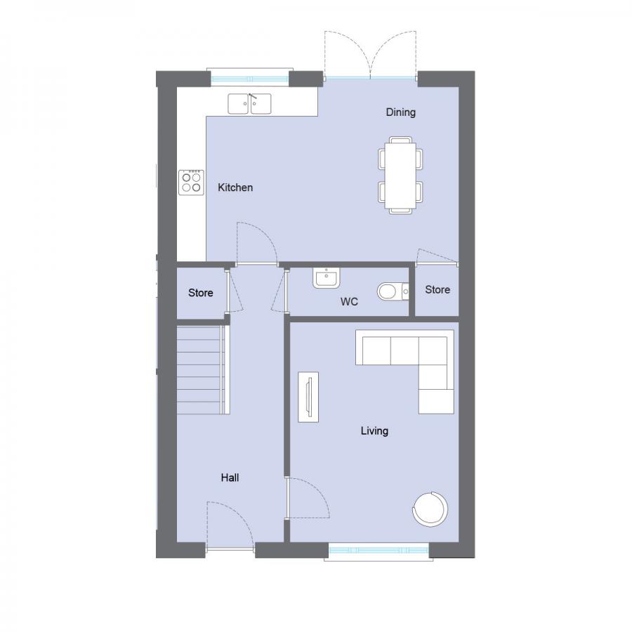 Site 55, House Type N, Mount Pleasant