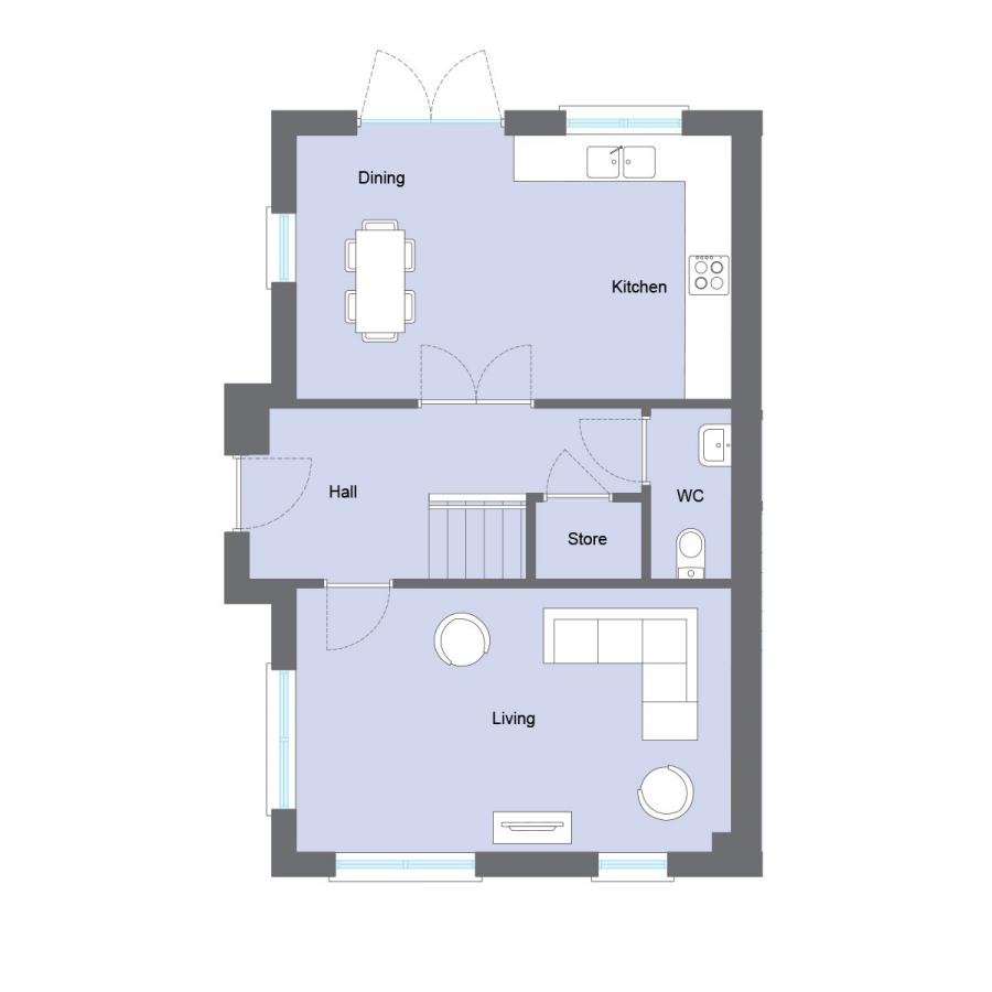 Site 56, House Type M, Mount Pleasant