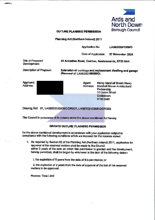 Building Site At 32 Ardmillan Road, Lisbane