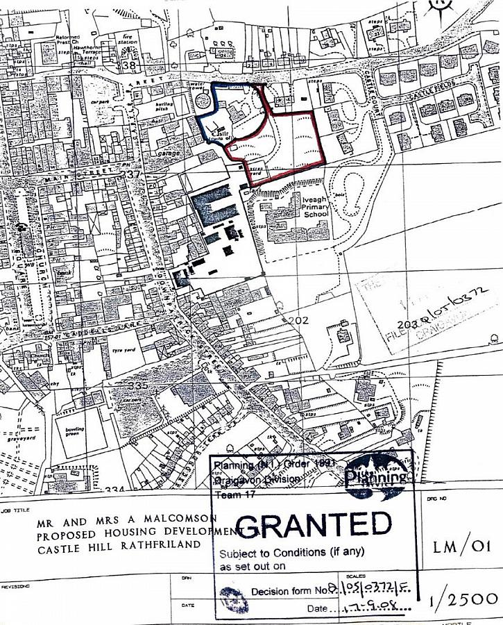 Adj to and south east of, 1 Castle Hill