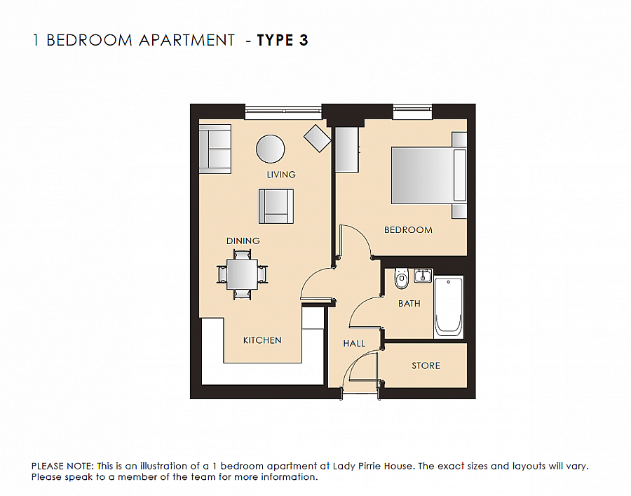 1 Bedroom Apt