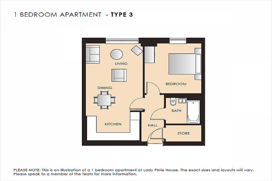 1 Bedroom Apt (Dmr)