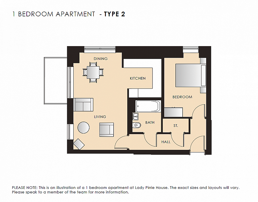 1 Bedroom Apt (Dmr)
