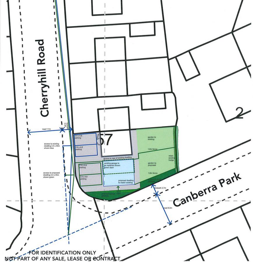 HOUSE AND SITE, 57 Cherryhill Road