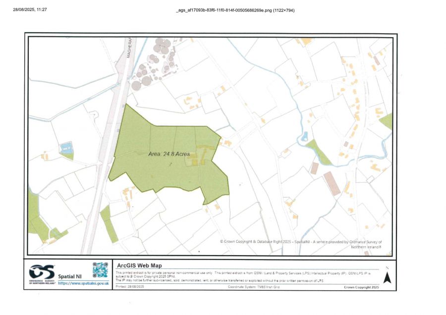 Prime Agricultural Holding (24.8 Acres Including Yard) Aughrim Road