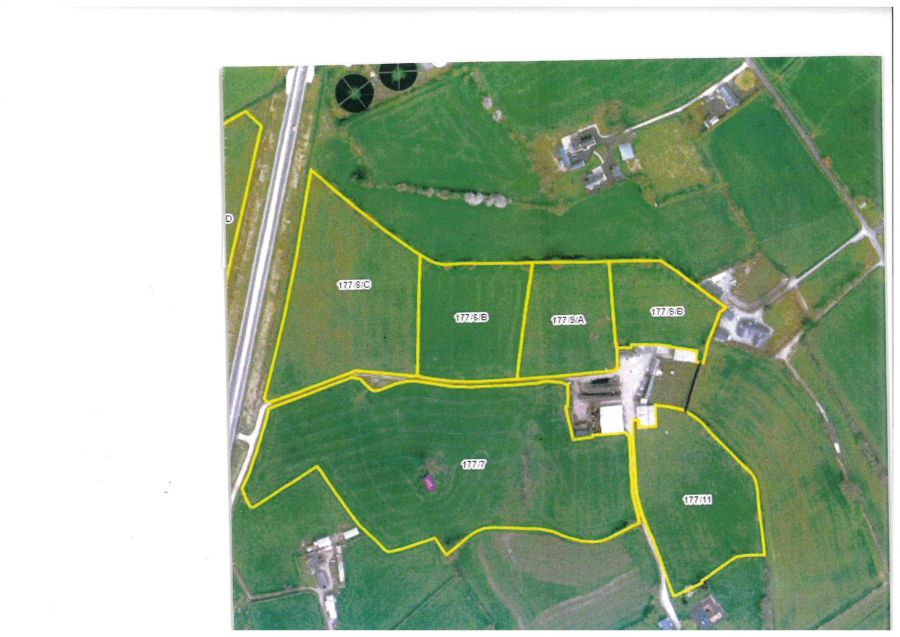 Prime Agricultural Holding (24.8 Acres Including Yard) Aughrim Road