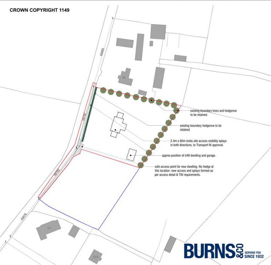 Building Site 50M S of 46 Drumard Road