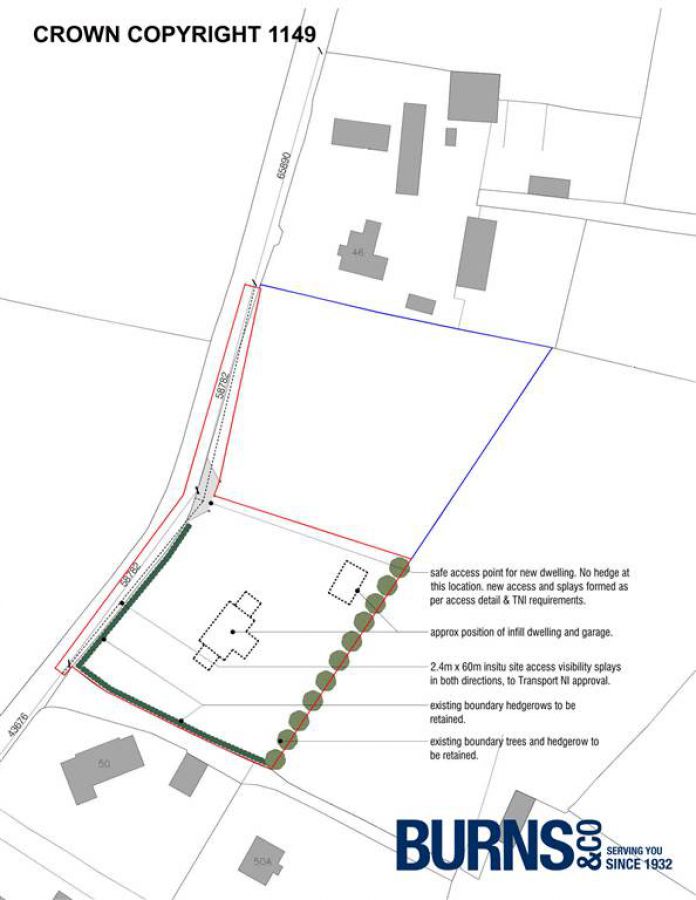 Building Site 50M NE of 50 Drumard Road