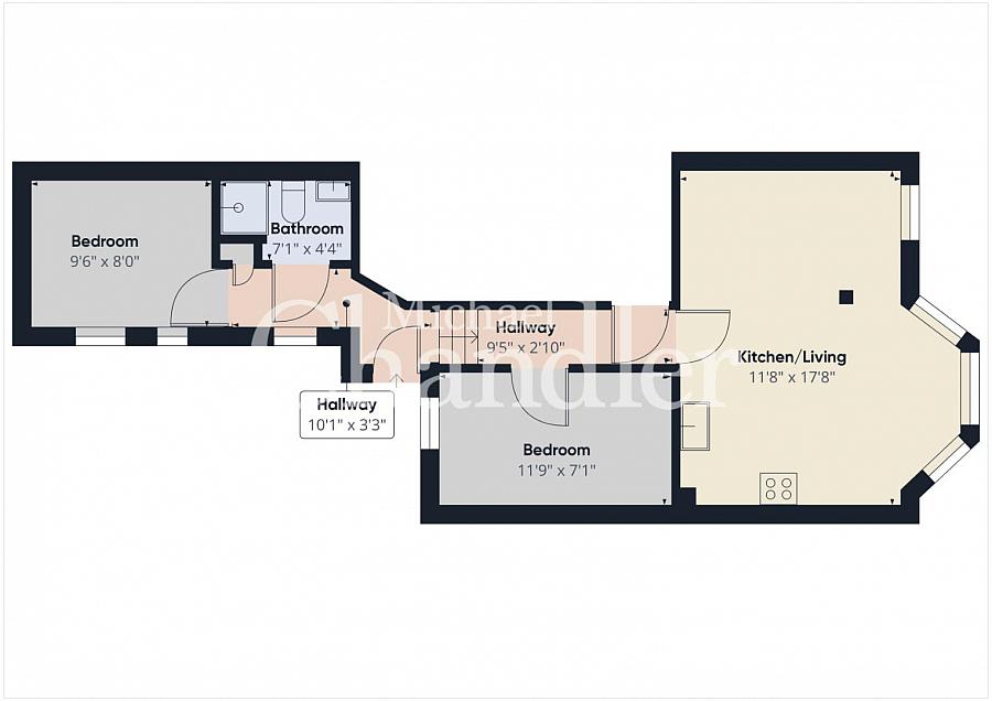 Flat 2 90 University Avenue
