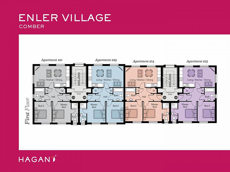 The Walcott Apartments, Site 104 Enler Village