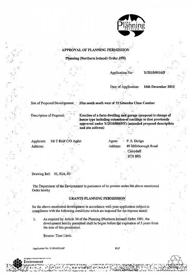 Site @ Ballystockart Road/ Gransha Close