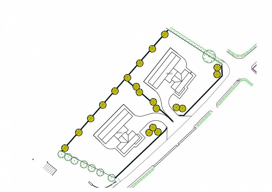 Site 2 Between 7 Holestone Road & 2 Moyra Road Site 2 Between 7 Holestone Road & 2 Moyra Road