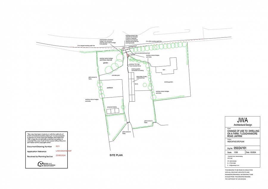 Dwelling, Building Site & Land At 7 Loughanmore Rd