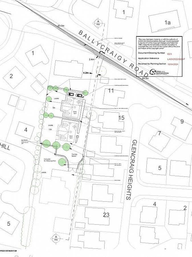 Two Building Sites Adjacent To 4 Ballycraigy Road