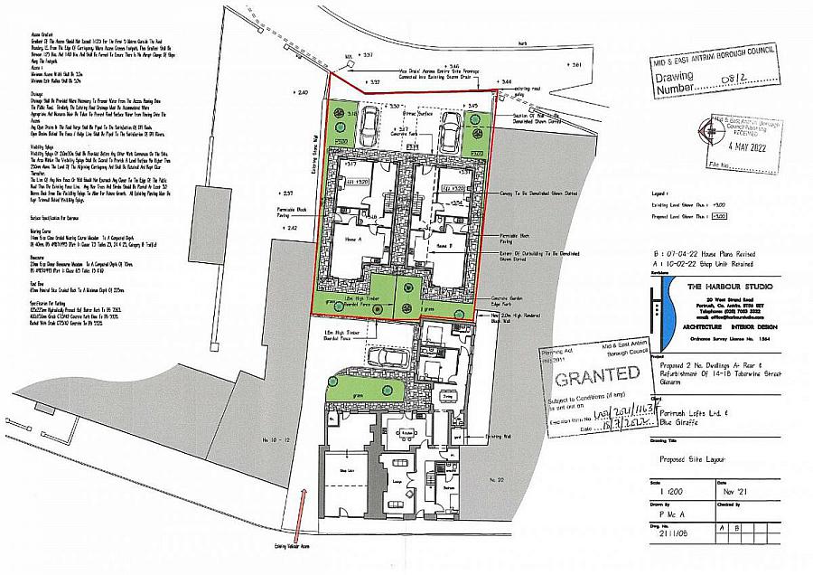 Two Detached Building Plots To Rear Of 14-18 Toberwine Street