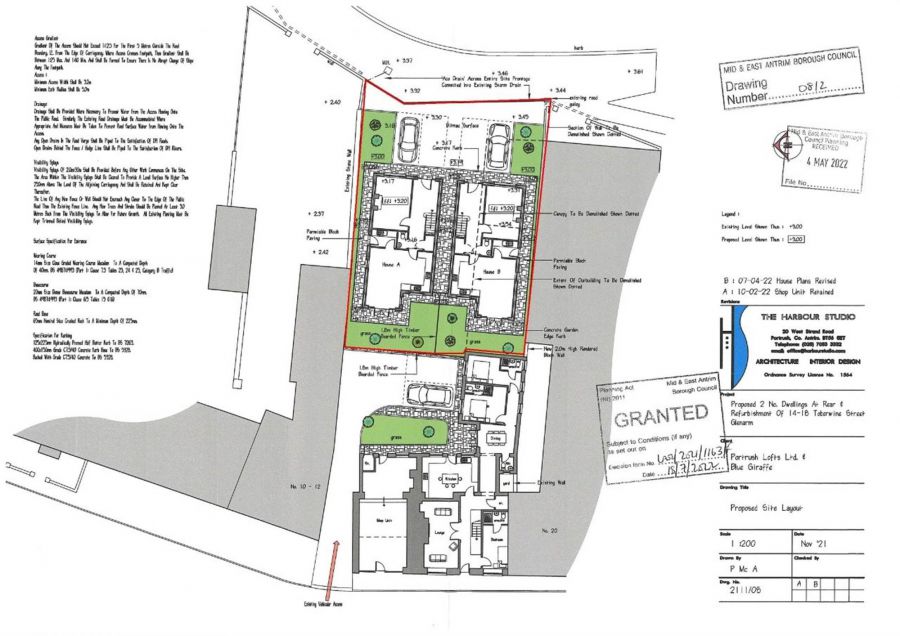 Two Detached Building Plots To Rear Of 14-18 Toberwine Street