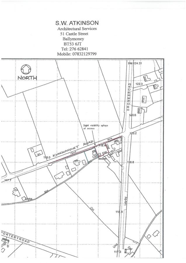 Site Between 58 & 60 Knockaholet Road