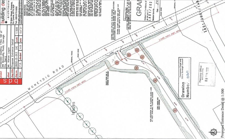 2 Sites , S.W Of 89 Moneydig Road