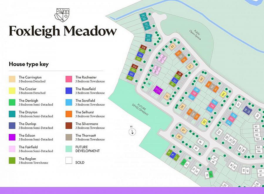 Site 137 (The Sarsfield) Foxleigh Meadow, Charlotte Street