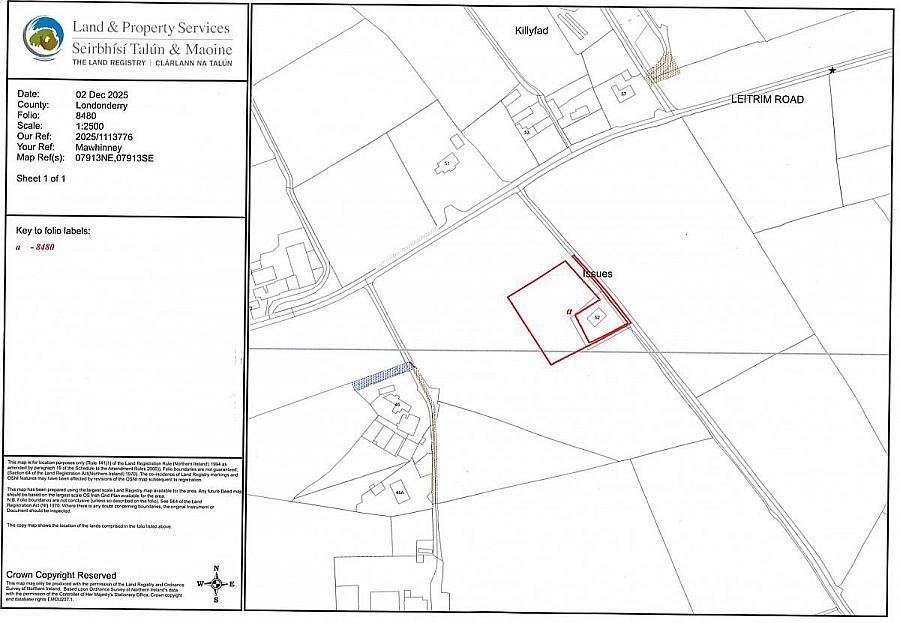 C. 9.9 Acres Of Agricultural Land Situated On, Leitrim Road