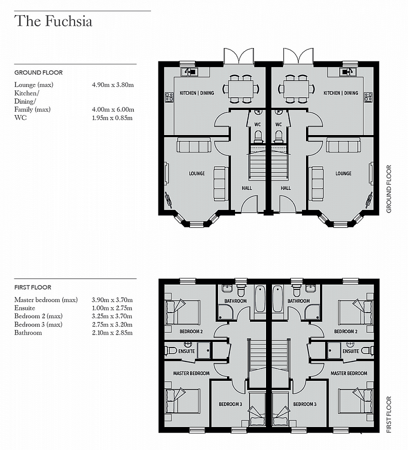 Plot 148 (Fuchsia) Roe Wood, Ballyquin Road