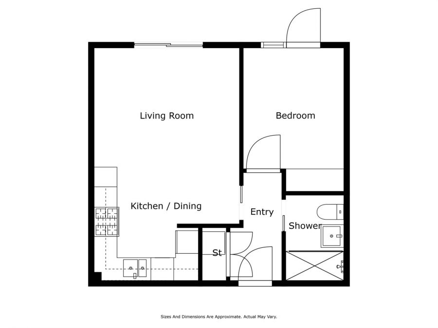 Apt 42 Custom House Square
