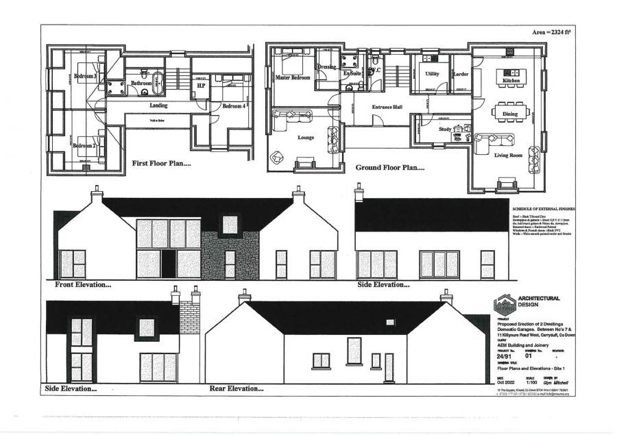 Two Infill Sites Between 7 & 11 Killynure Road West